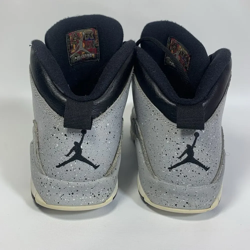 Nike Air Jordan 10 Retro Light Smoke Grey GS Size 6Y 310806-062